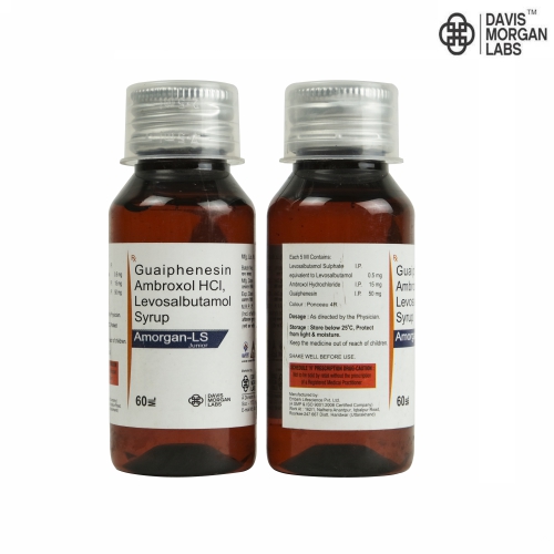 guaiphenesin ambroxol hcl, levosalbutamol syrup