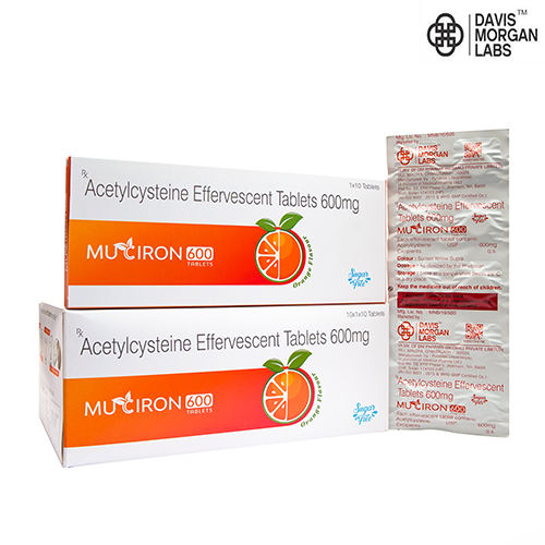 Acetylcysteine Effervescent Tablets 600mg | Muciron-600