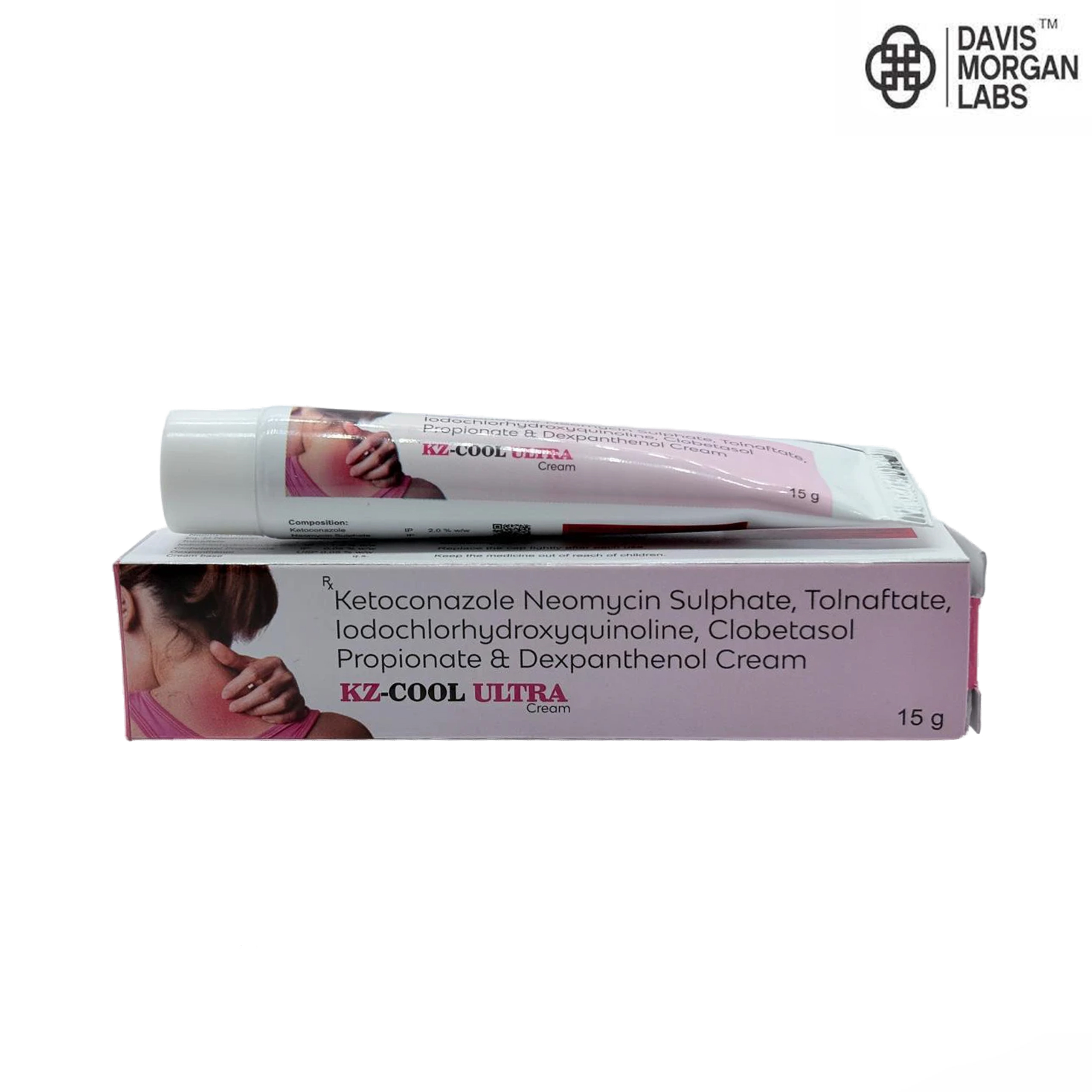 Ketoconazole Neomycin Sulphate, Tolnaftate, lodochlorhydroxyquinoline, Clobetasol Propionate & Dexpanthenol Cream | kZ-Cool Ultra