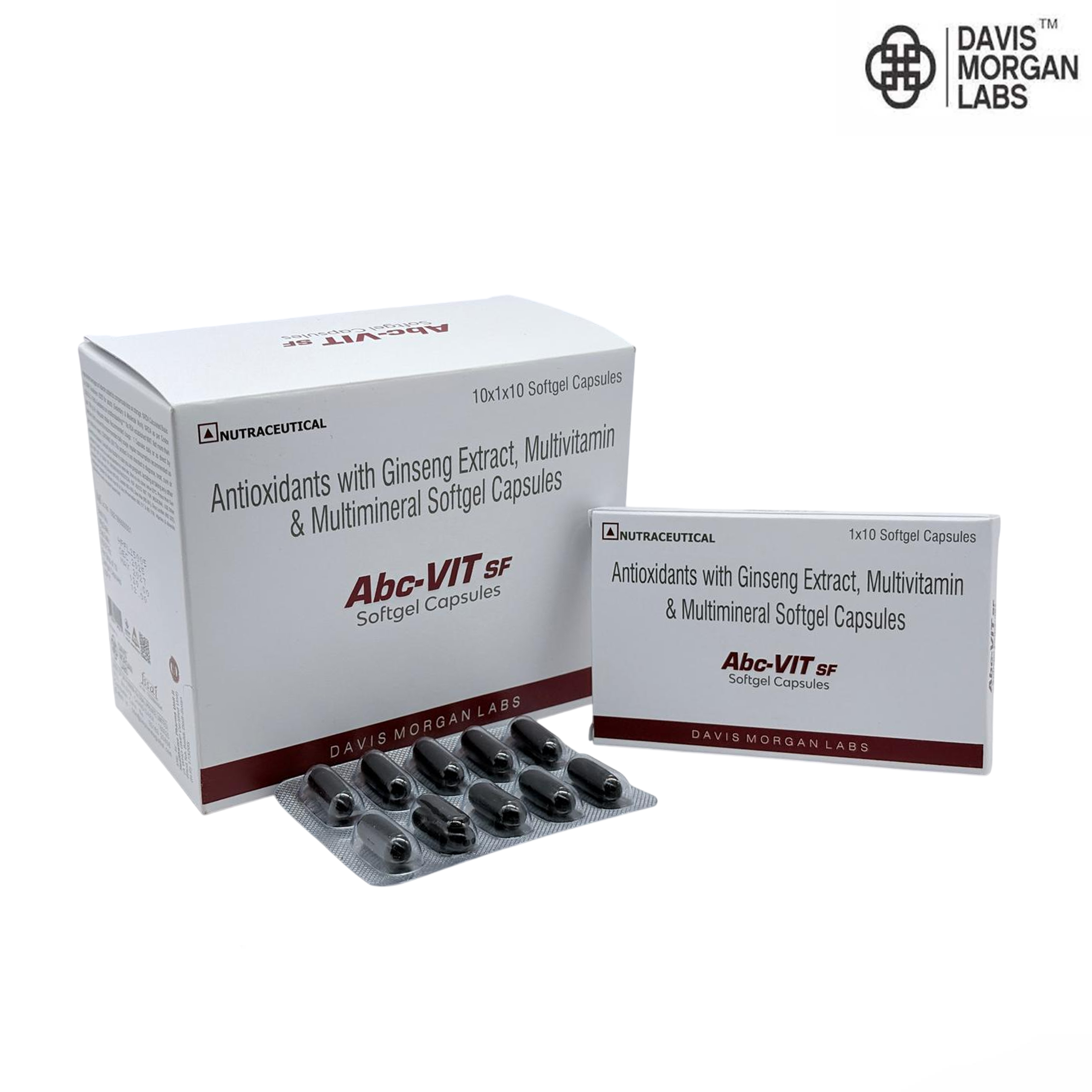 Antioxidants with Ginseng Extract, Multivitamin & Multimineral Softgel Capsules | Abc-Vit-Sf