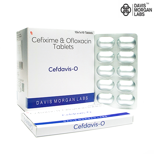 BRAND NAME: CEFDAVIS-O COMPOSITION: CEFIXIME & OFLOXACIN TABLETS | Cefdavis-o