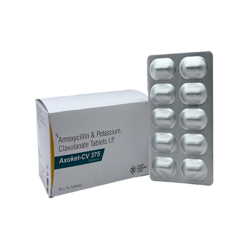 BRAND NAME: AXOKET-CV 375 COMPOSITION: AMOXYCILLIN & POTASSIUM CLAVULANATE TABLETS | Axoket-CV 375