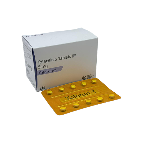 BRAND NAME:  TOFARUN-5 COMPOSITION: TOFACITINIB TABLETS IP | Tofarun-5