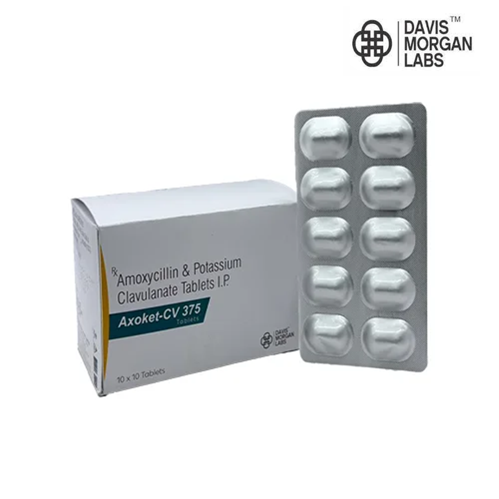 BRAND NAME: AXOKET-CV 375 COMPOSITION: AMOXYCILLIN & POTASSIUM CLAVULANATE TABLETS | Axoket-CV 375