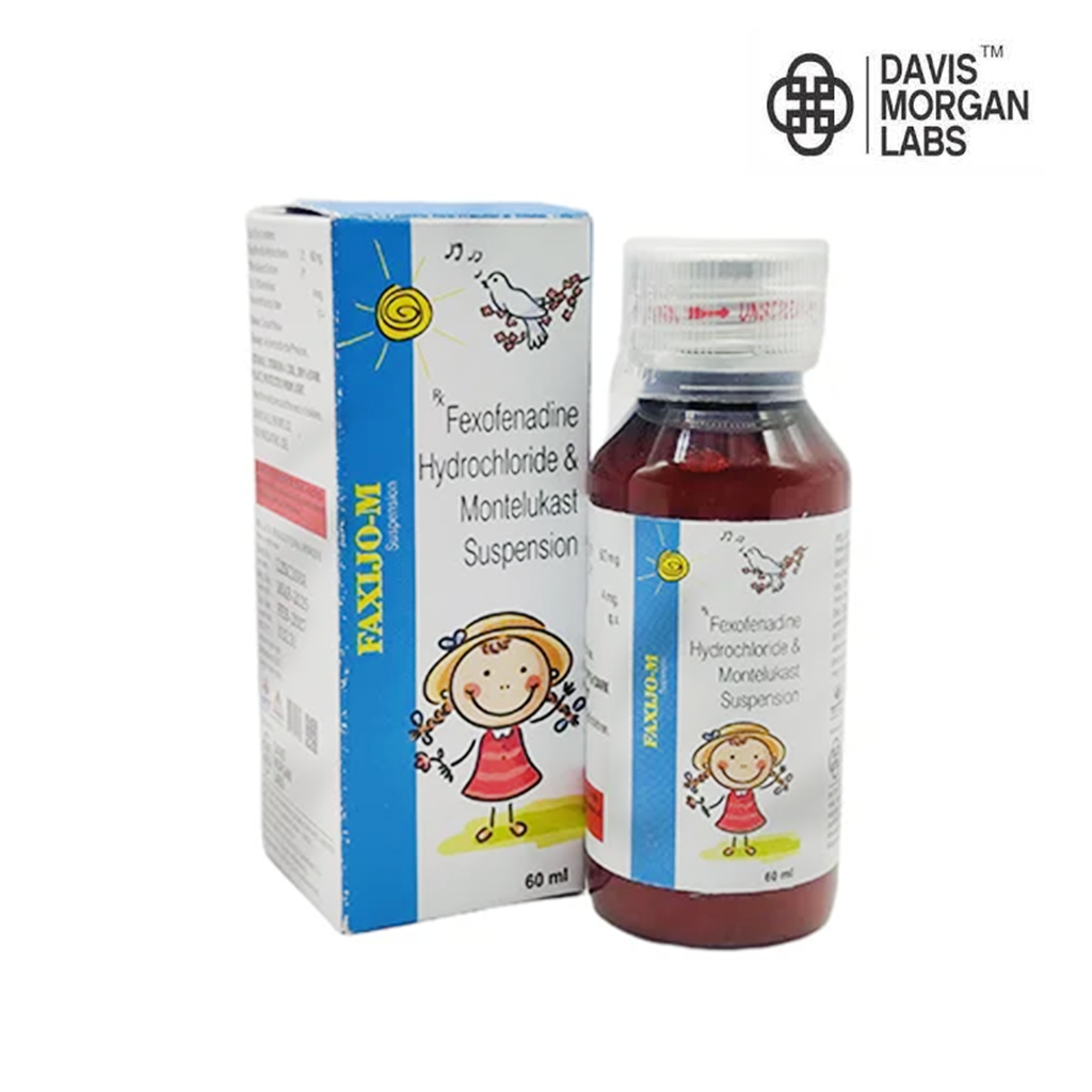 BRAND NAME: FAXIJO-M COMPOSITION: FEXOFENADINE HYDROCHLORIDE & MONTELUKAST SUSPENSION 60ML | FaxiJo-M