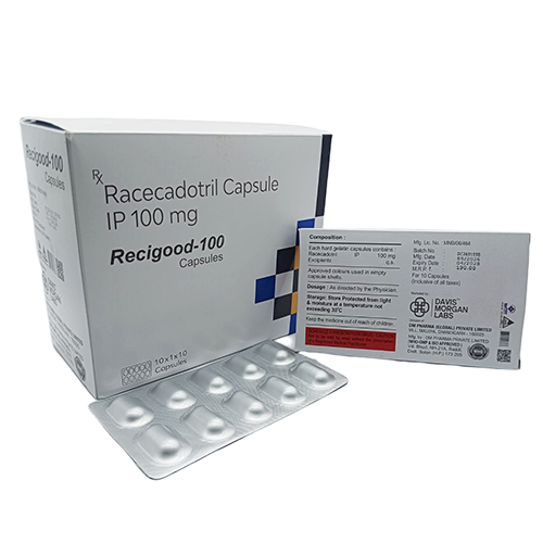 Racecadotril Capsule IP 100 mg | Recigood-100